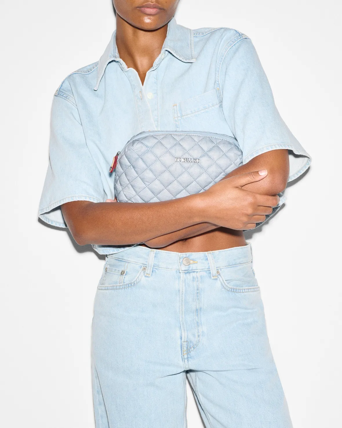 Metro|Accessories<MZ Wallace Mica Cosmetic Chambray