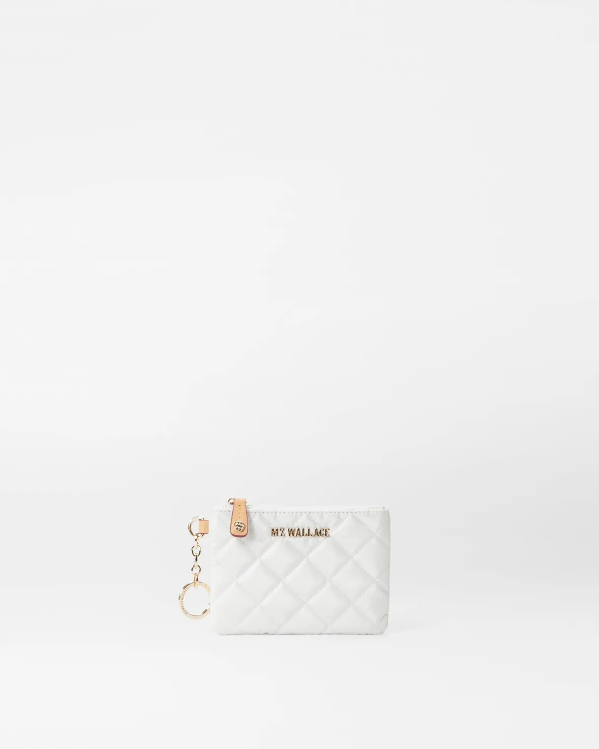 Metro|Accessories<MZ Wallace Flat Metro Key Pouch PearlMetallic