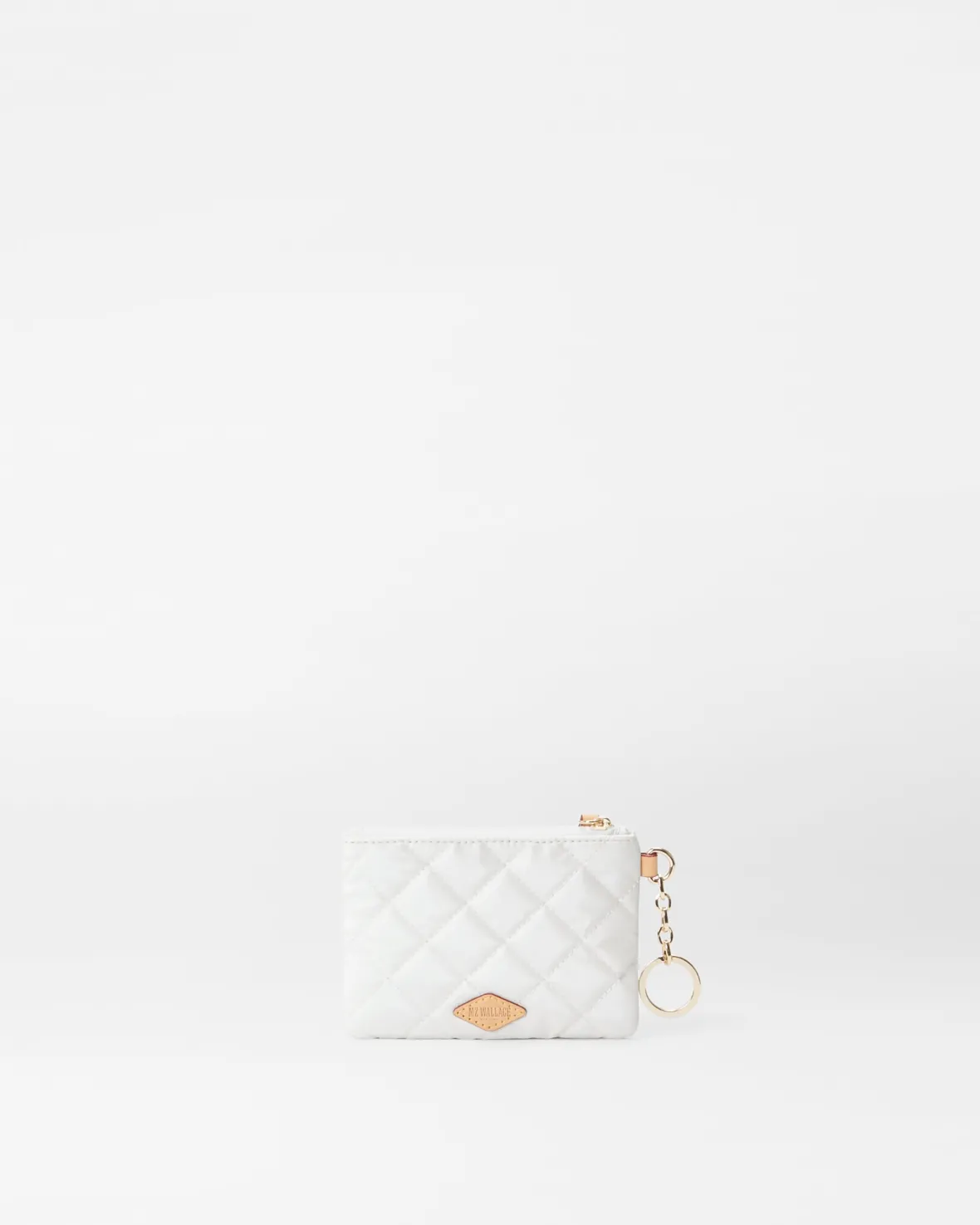 Metro|Accessories<MZ Wallace Flat Metro Key Pouch PearlMetallic