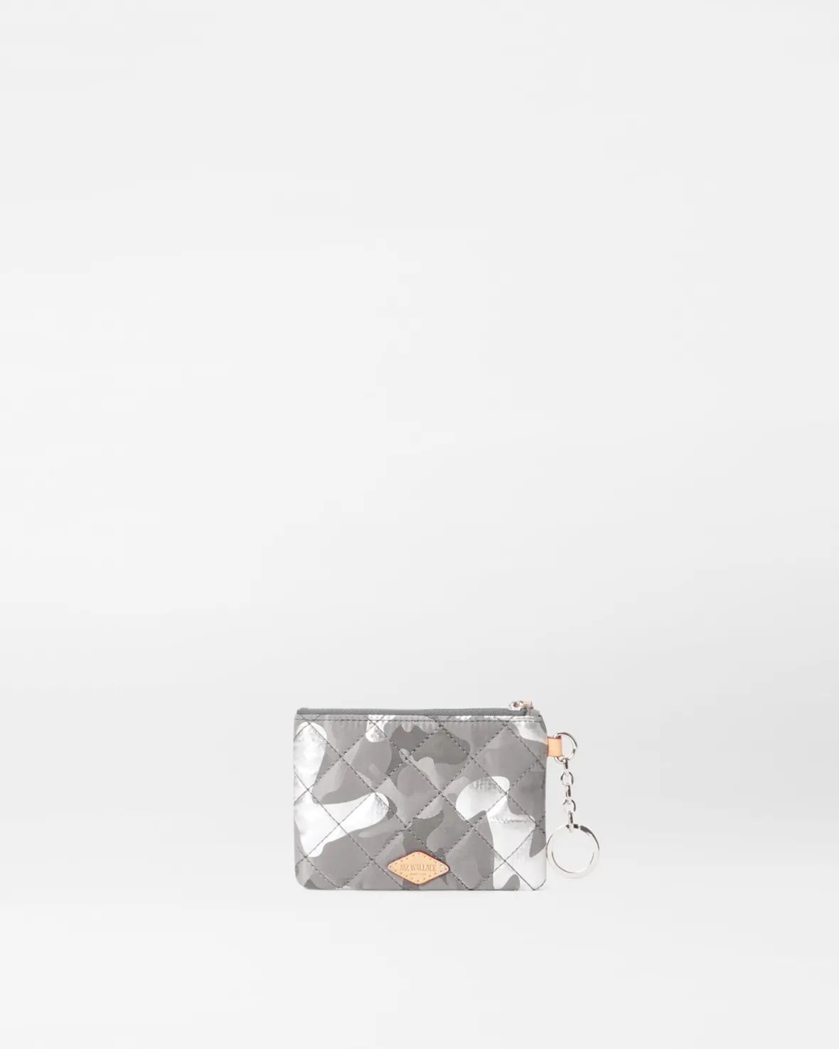 Metro|Accessories<MZ Wallace Flat Metro Key Pouch SilverMetallicCamo