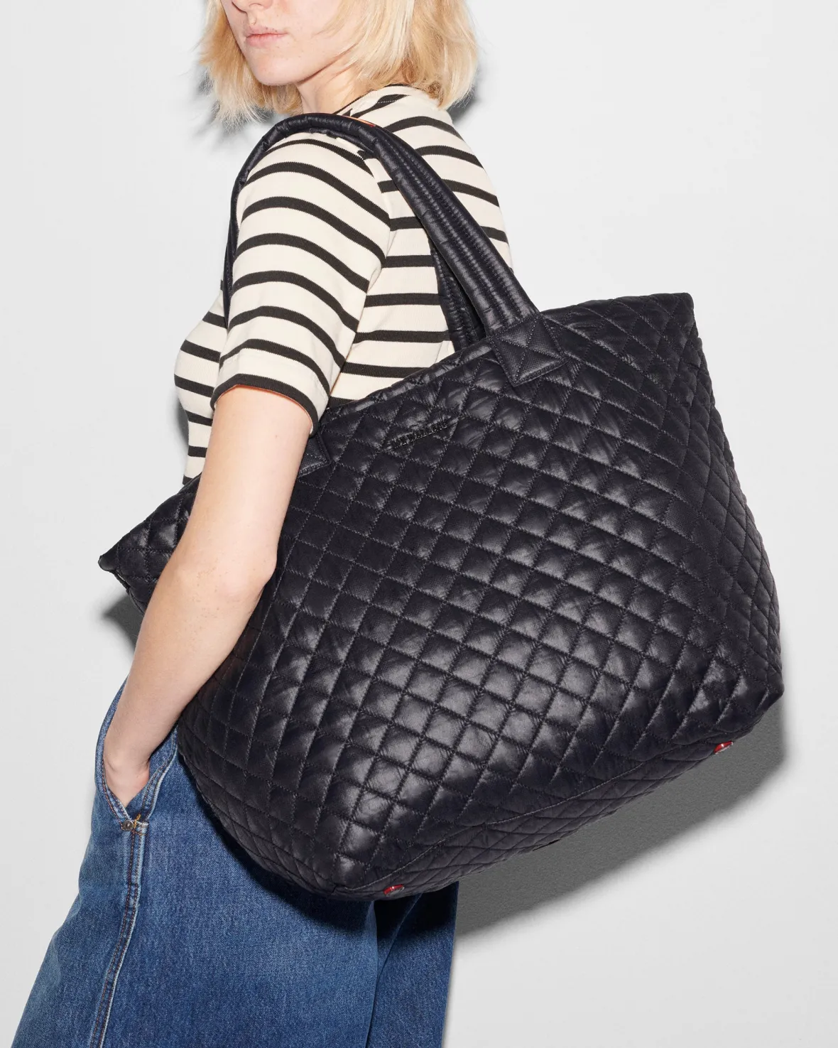 Metro|Travel<MZ Wallace The Metro Tote® Deluxe - Large BlackRec