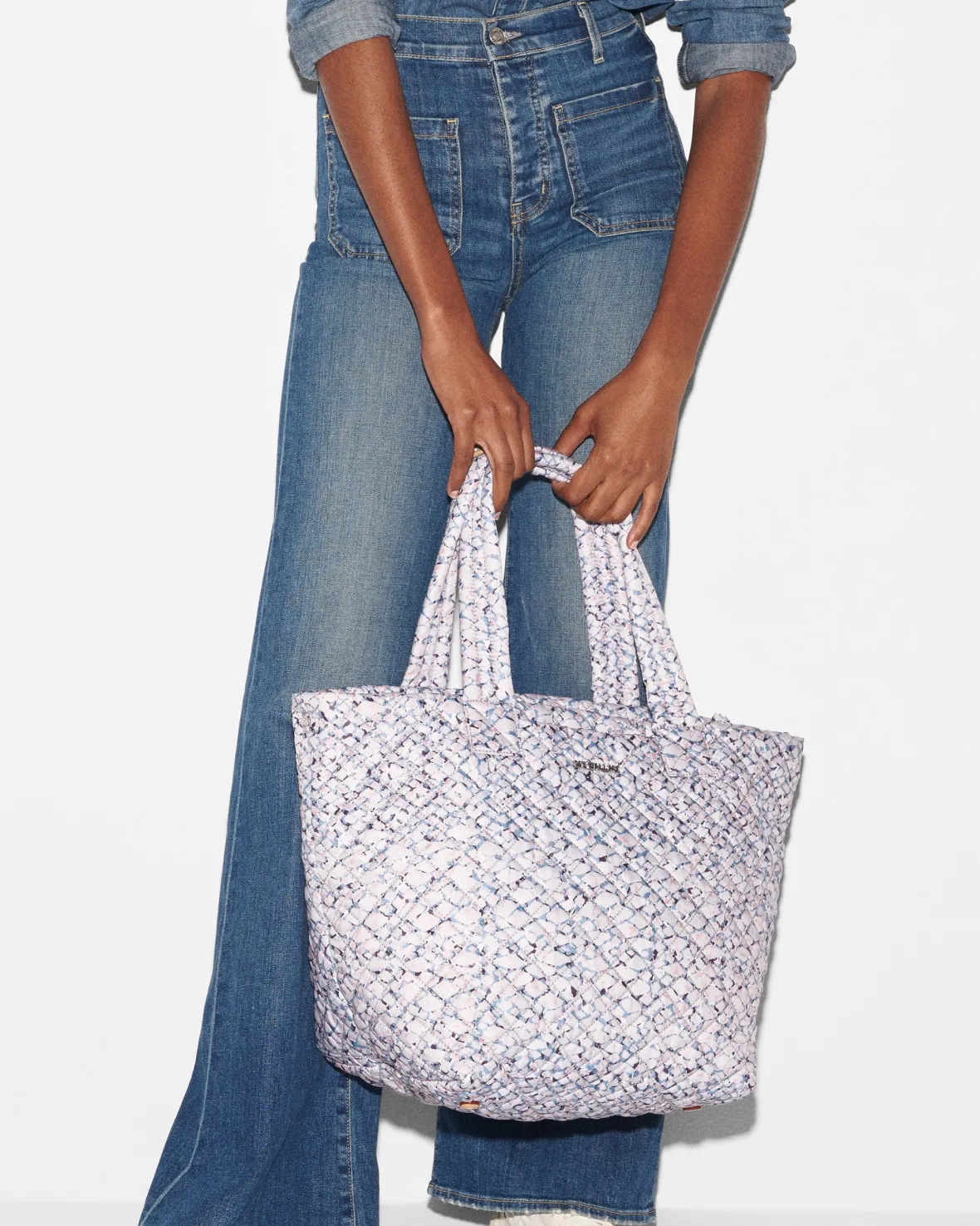 Metro|Totes<MZ Wallace The Metro Tote® Deluxe - Medium SummerShale