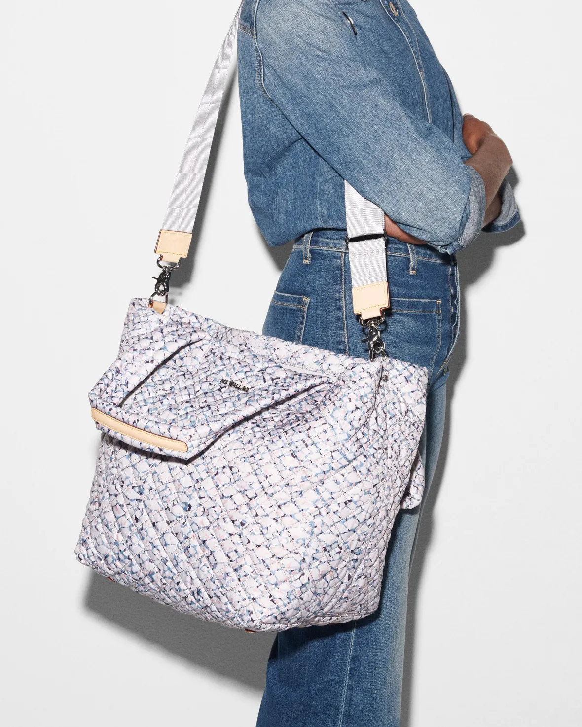 Metro|Totes<MZ Wallace The Metro Tote® Deluxe - Medium SummerShale