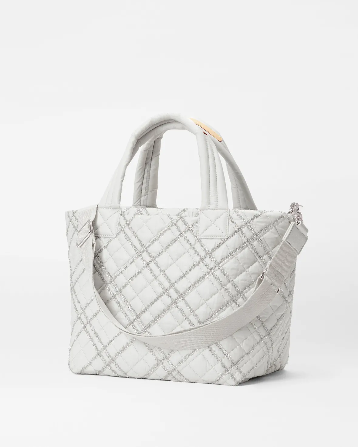 Metro<MZ Wallace The Metro Tote® Deluxe - Small FrostTinsel