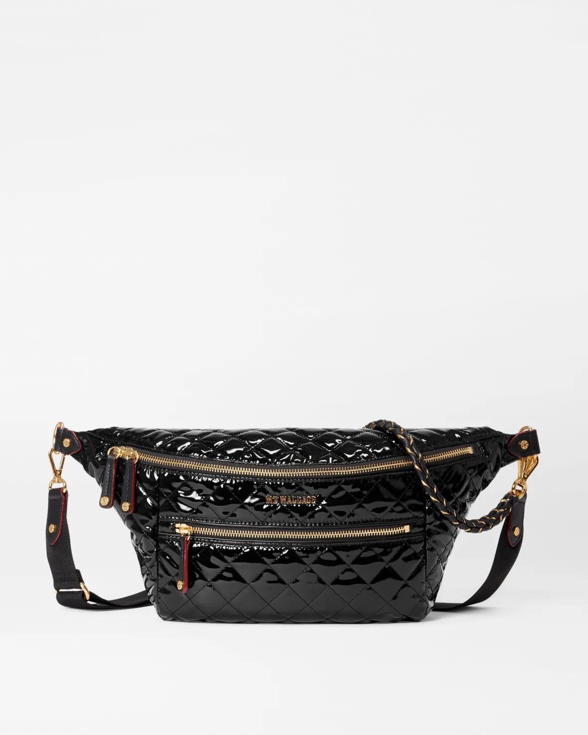 Crosby|Belt Bags & Slings<MZ Wallace Crosby Sling BlackLacquer