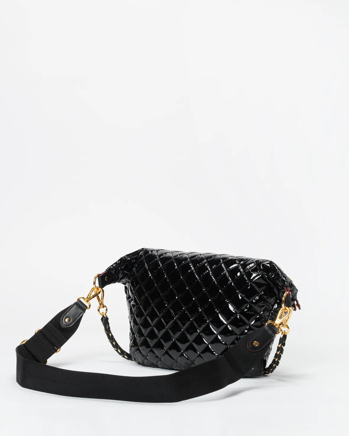 Crosby|Belt Bags & Slings<MZ Wallace Crosby Sling BlackLacquer