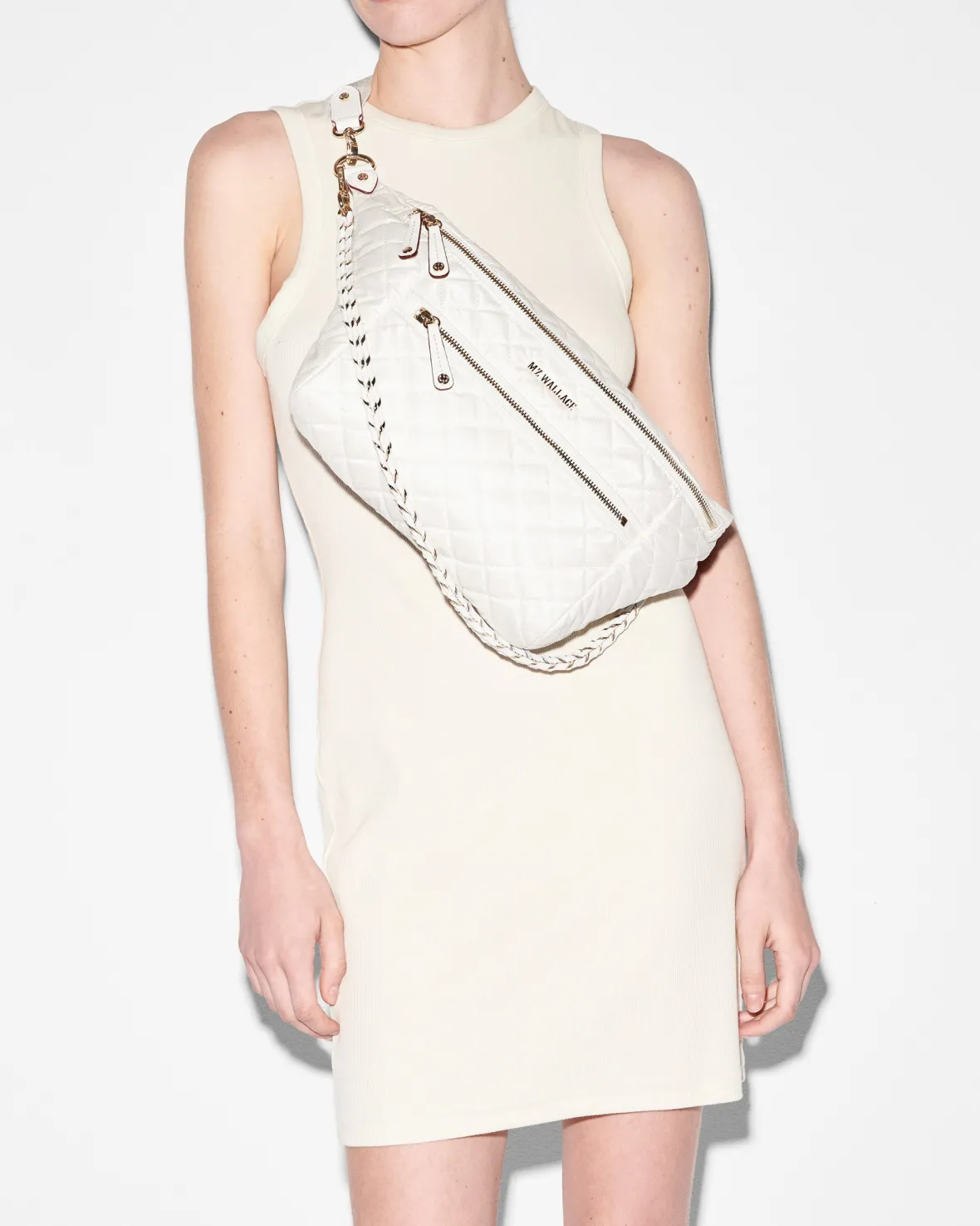 Crosby|Slings<MZ Wallace Crosby Sling PearlMetallic