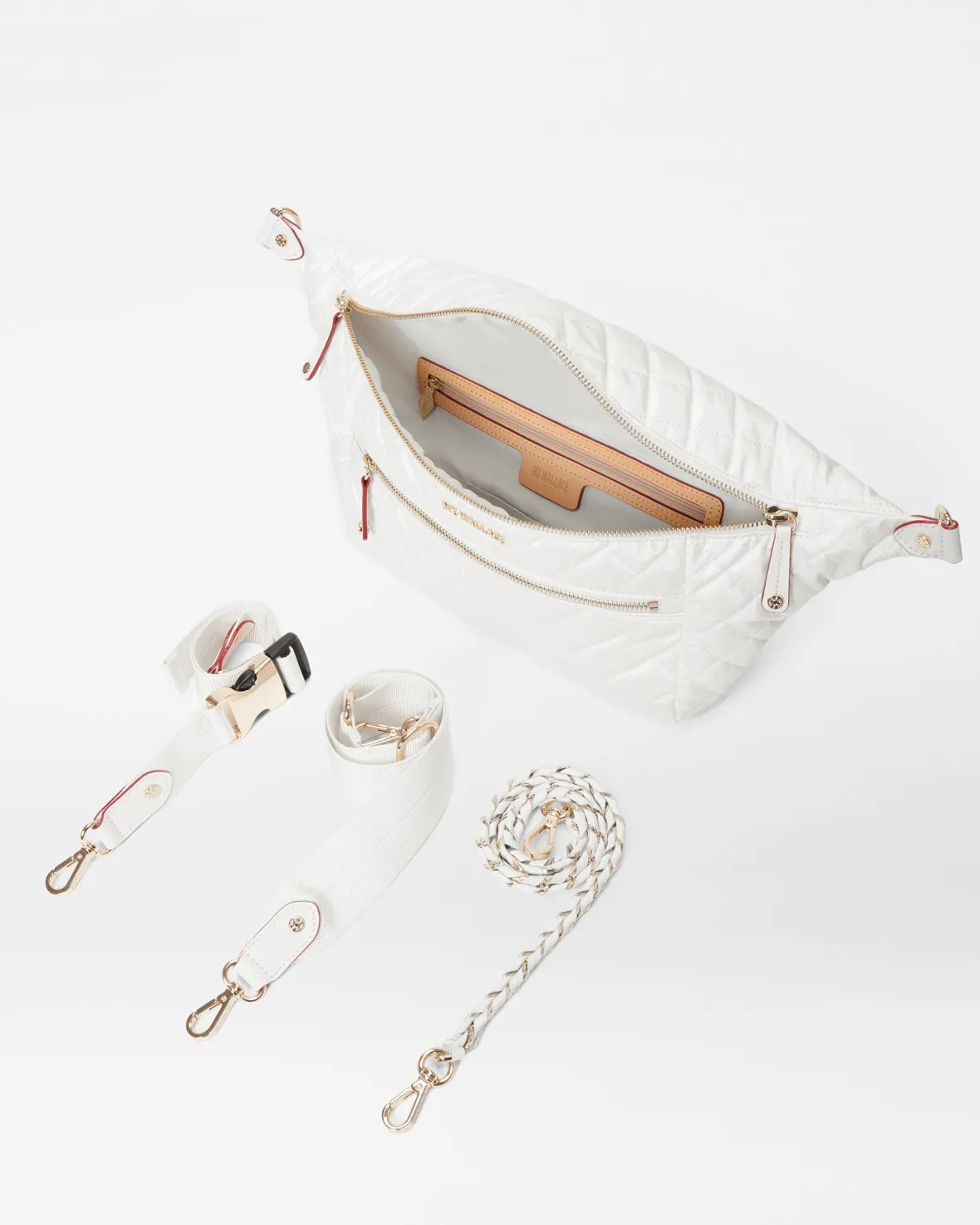 Crosby|Slings<MZ Wallace Crosby Sling PearlMetallic