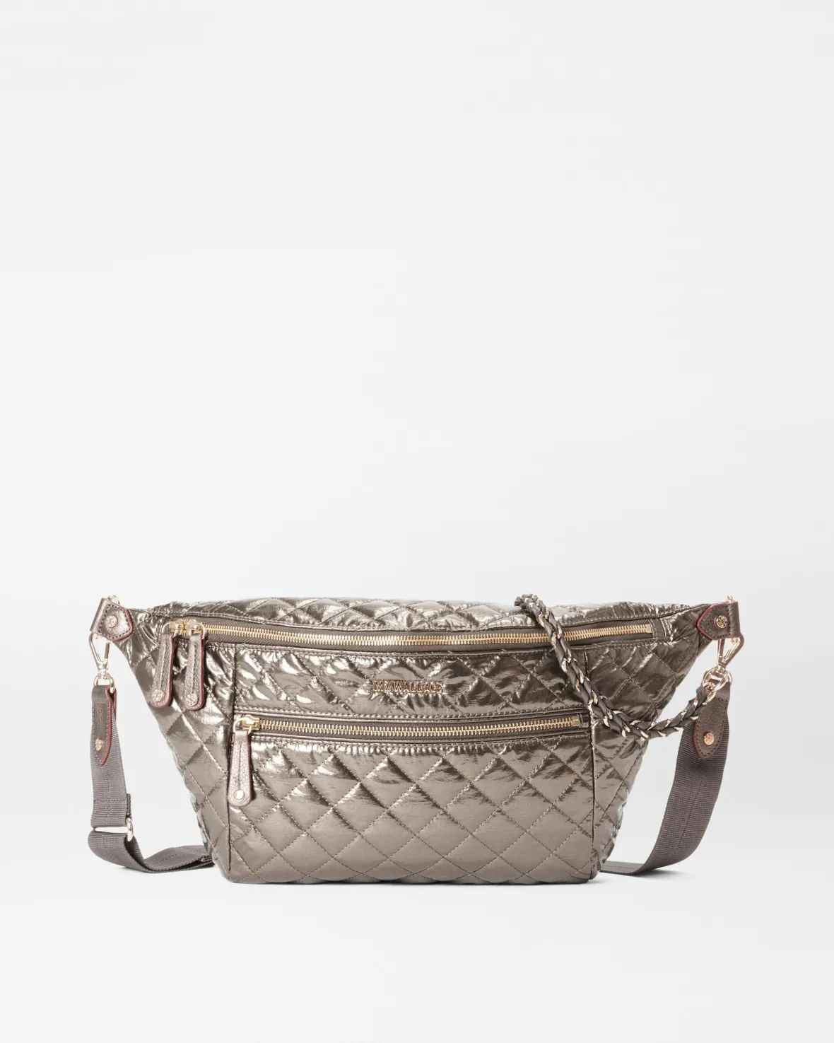 Crosby|Belt Bags & Slings<MZ Wallace Crosby Sling MoondustMetallicLacquer