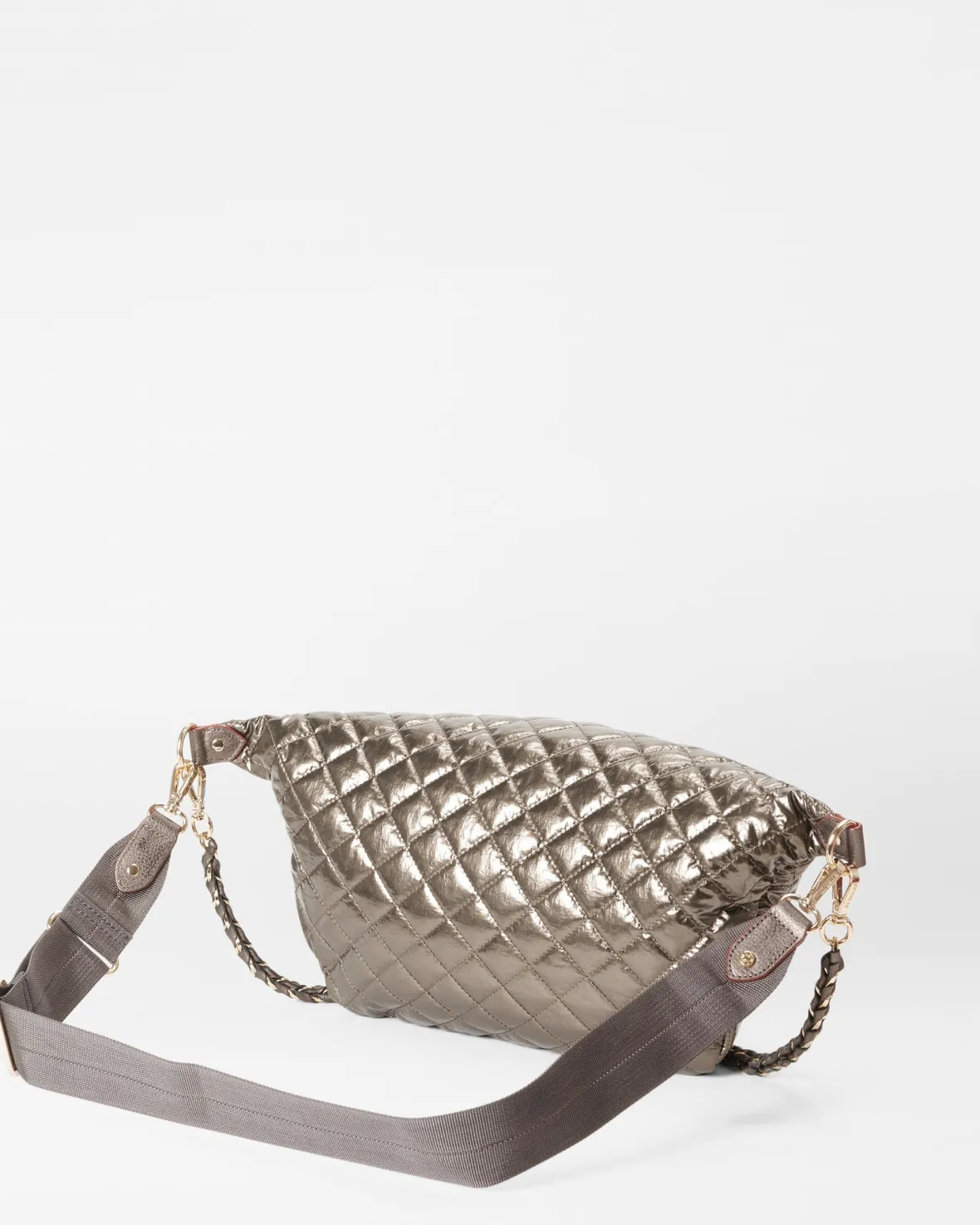 Crosby|Belt Bags & Slings<MZ Wallace Crosby Sling MoondustMetallicLacquer