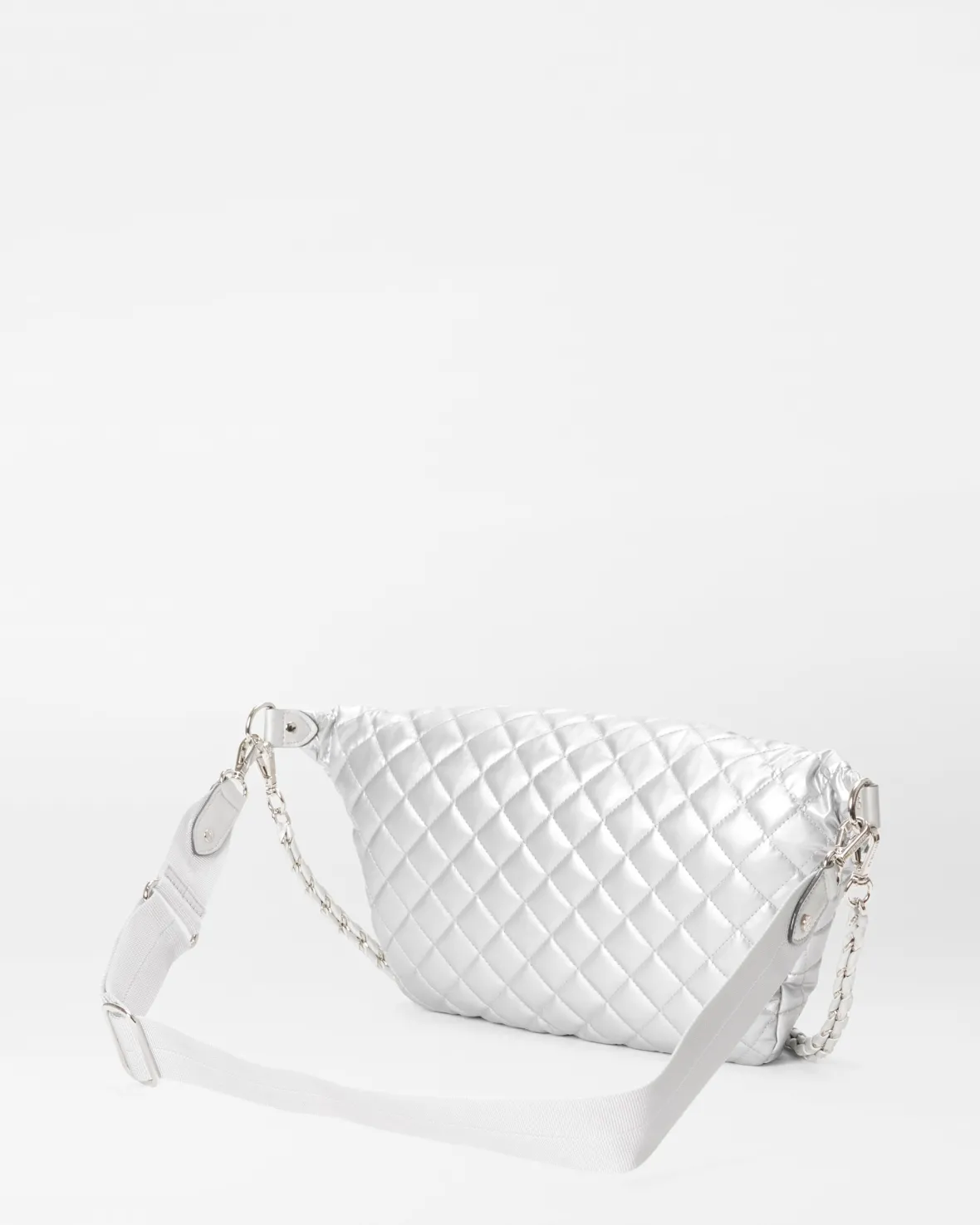 Crosby|Belt Bags & Slings<MZ Wallace Crosby Sling MatteSilver
