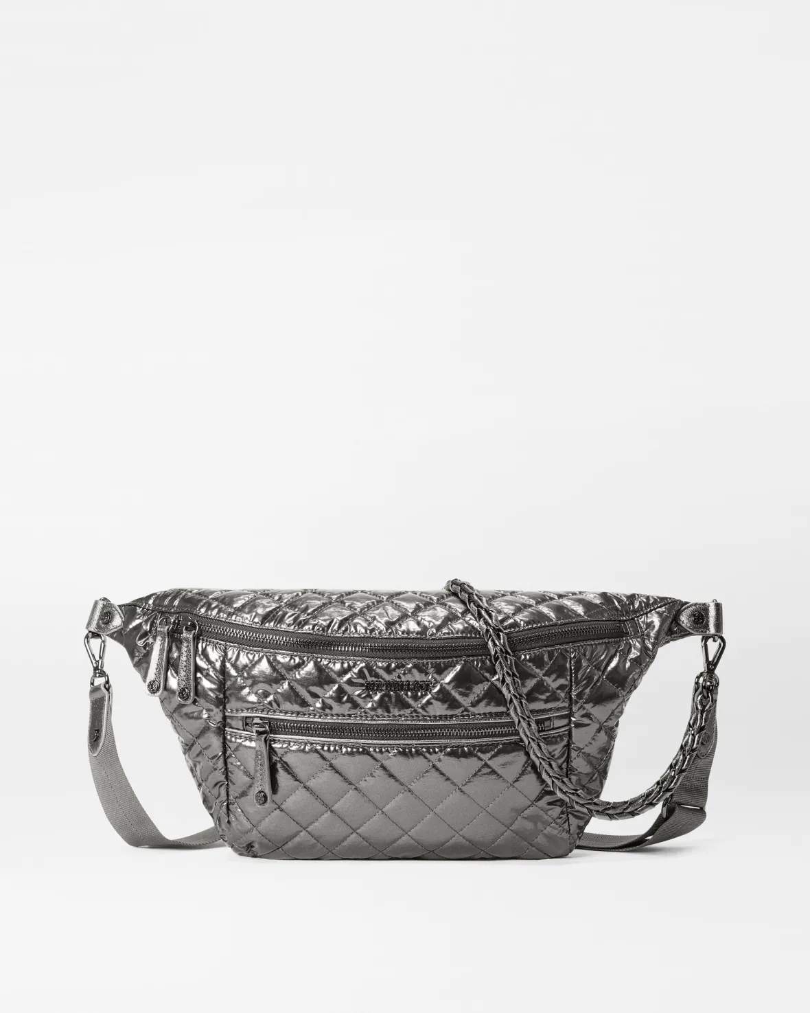 Crosby|Belt Bags & Slings<MZ Wallace Crosby Sling PewterMetallic