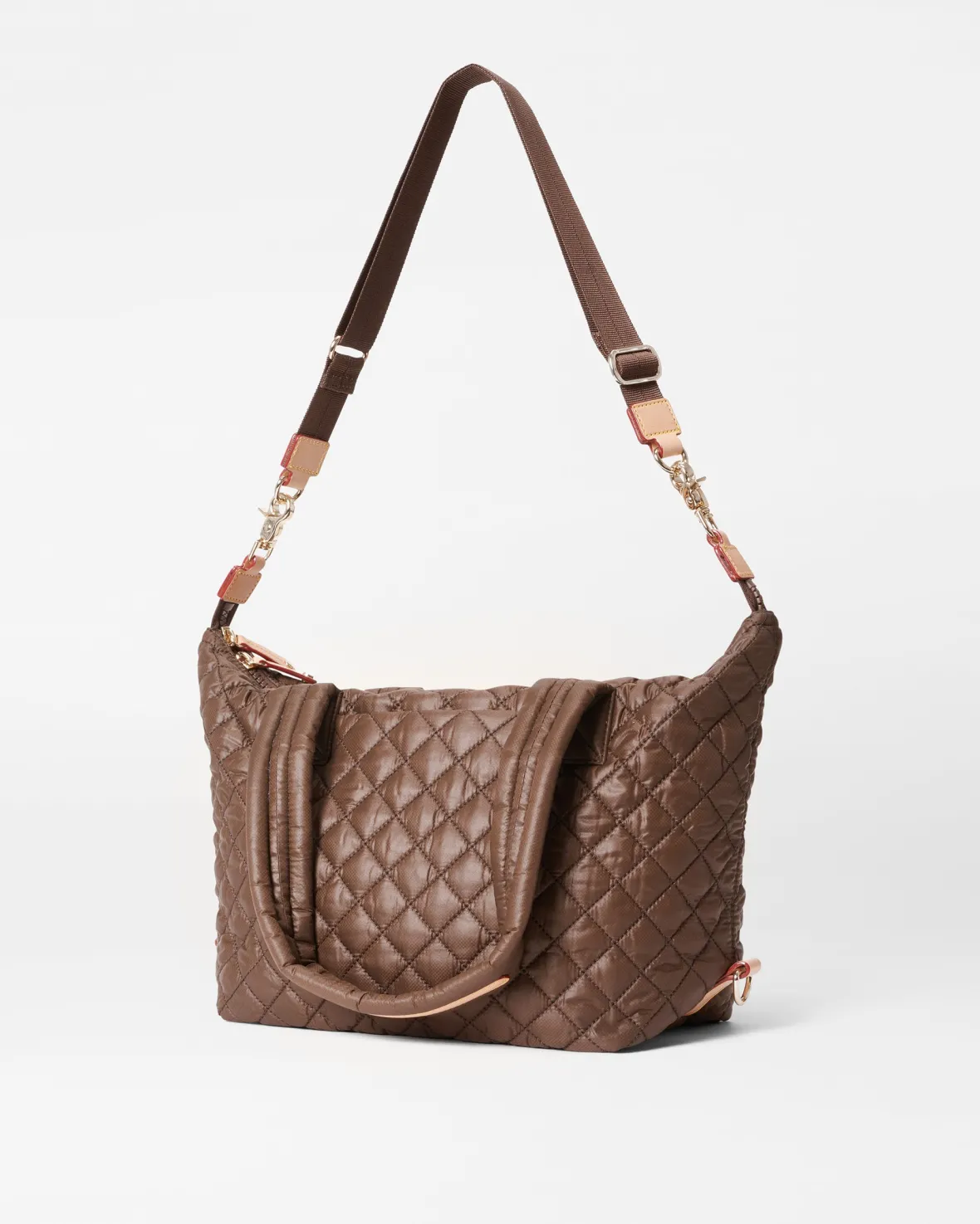 Metro|Shoulders<MZ Wallace Medium Sutton Deluxe WalnutRec