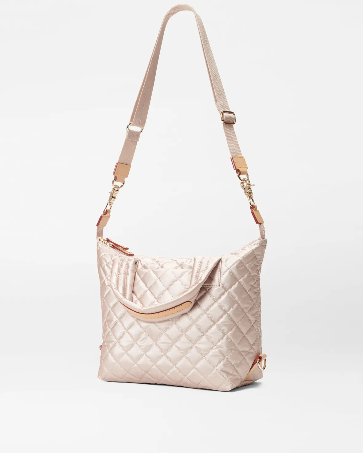 Metro|Crossbody<MZ Wallace Small Sutton Deluxe PaleRoseGold