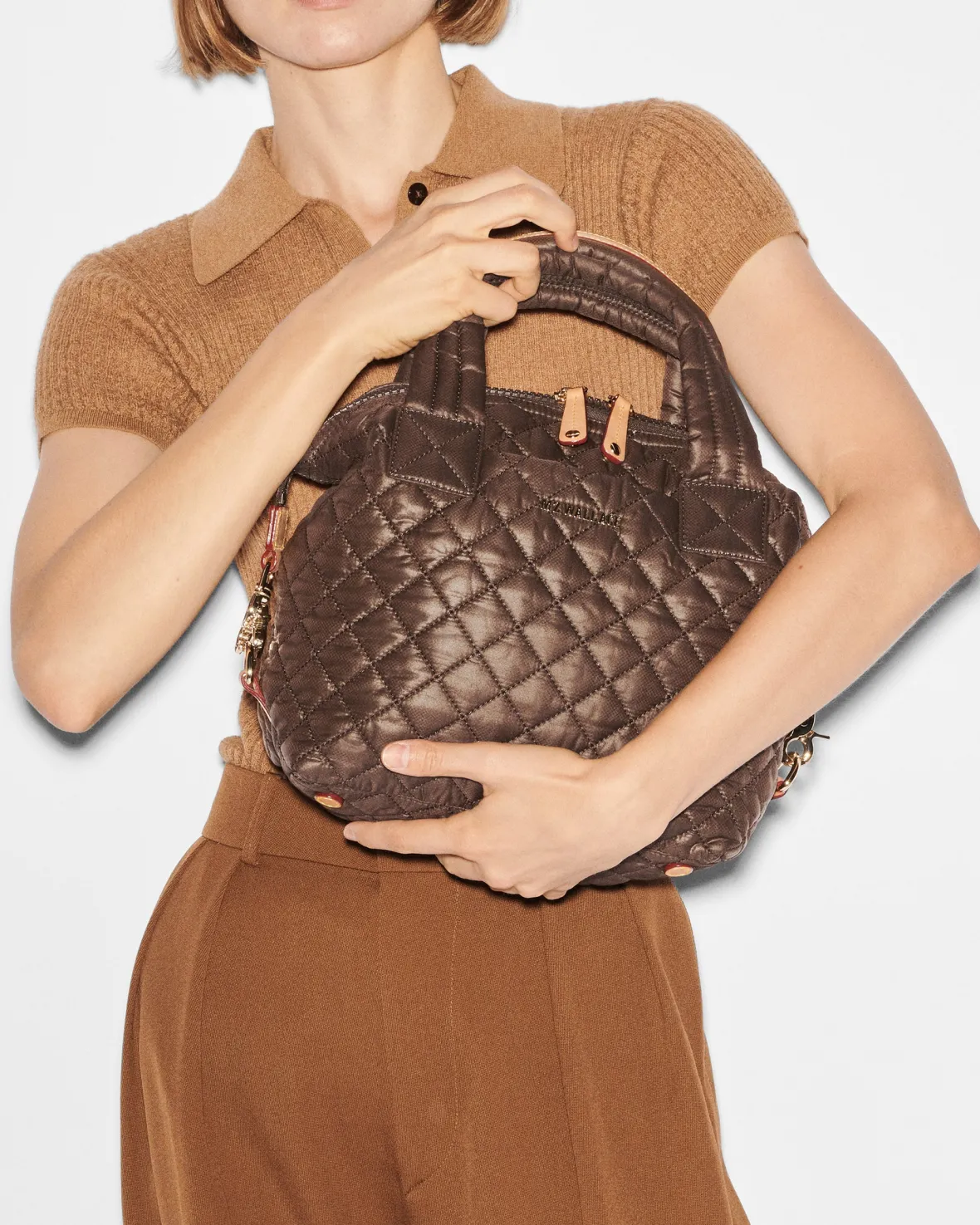 Metro|Crossbody<MZ Wallace Small Sutton Deluxe Walnut