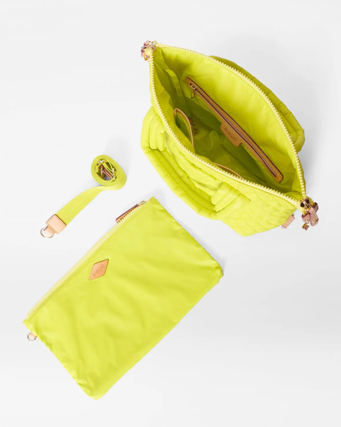 Metro|Crossbody<MZ Wallace Small Sutton Deluxe AcidYellowRec