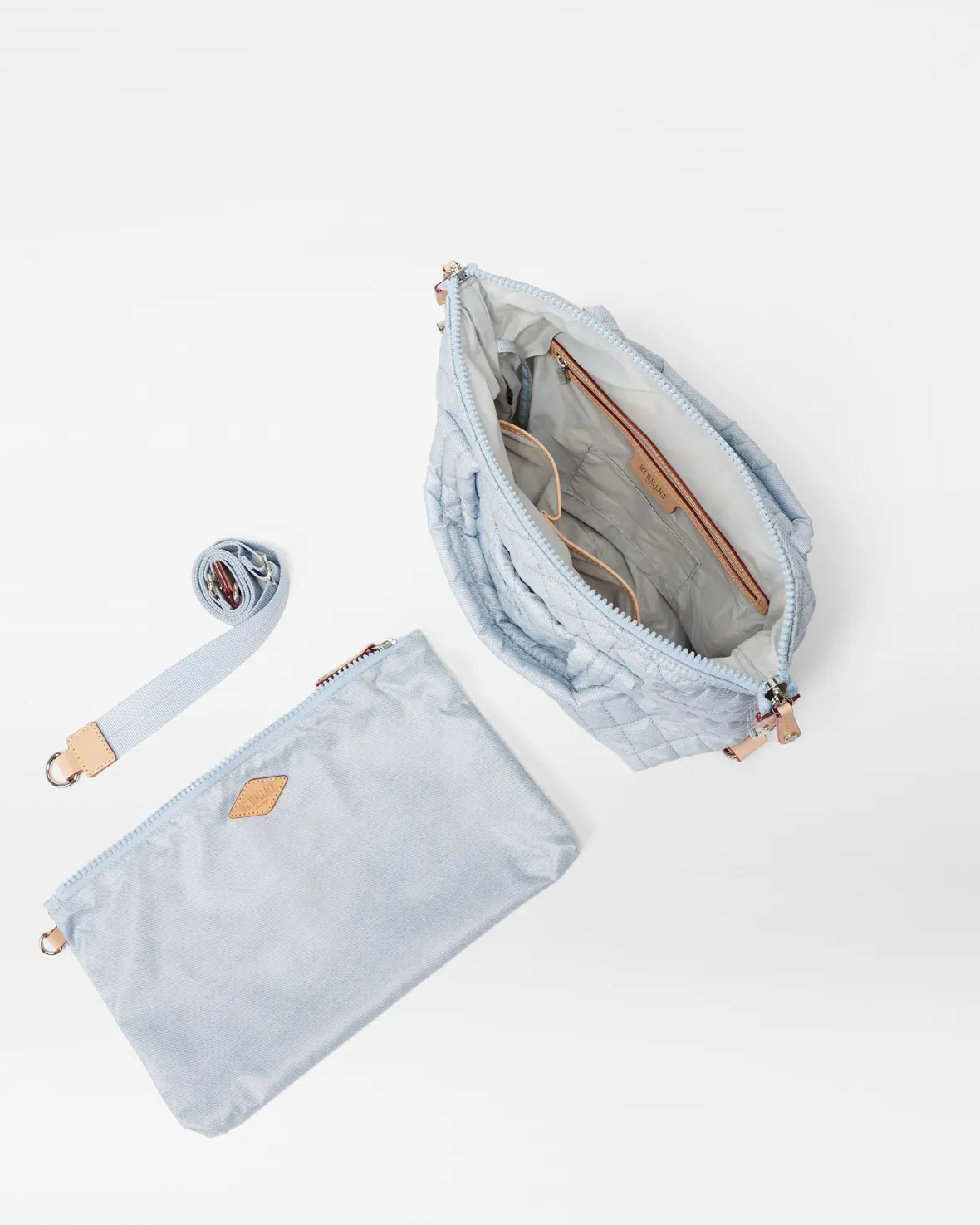 Metro|Crossbody<MZ Wallace Small Sutton Deluxe Chambray