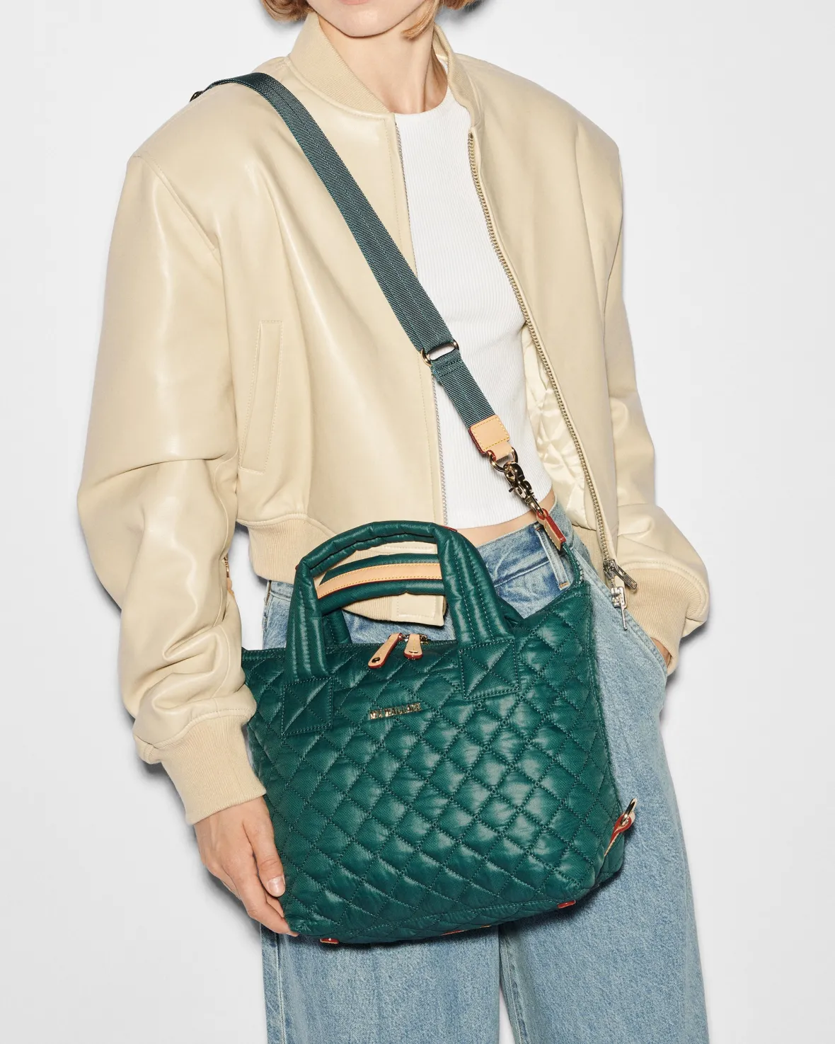 Metro|Crossbody<MZ Wallace Small Sutton Deluxe Emerald