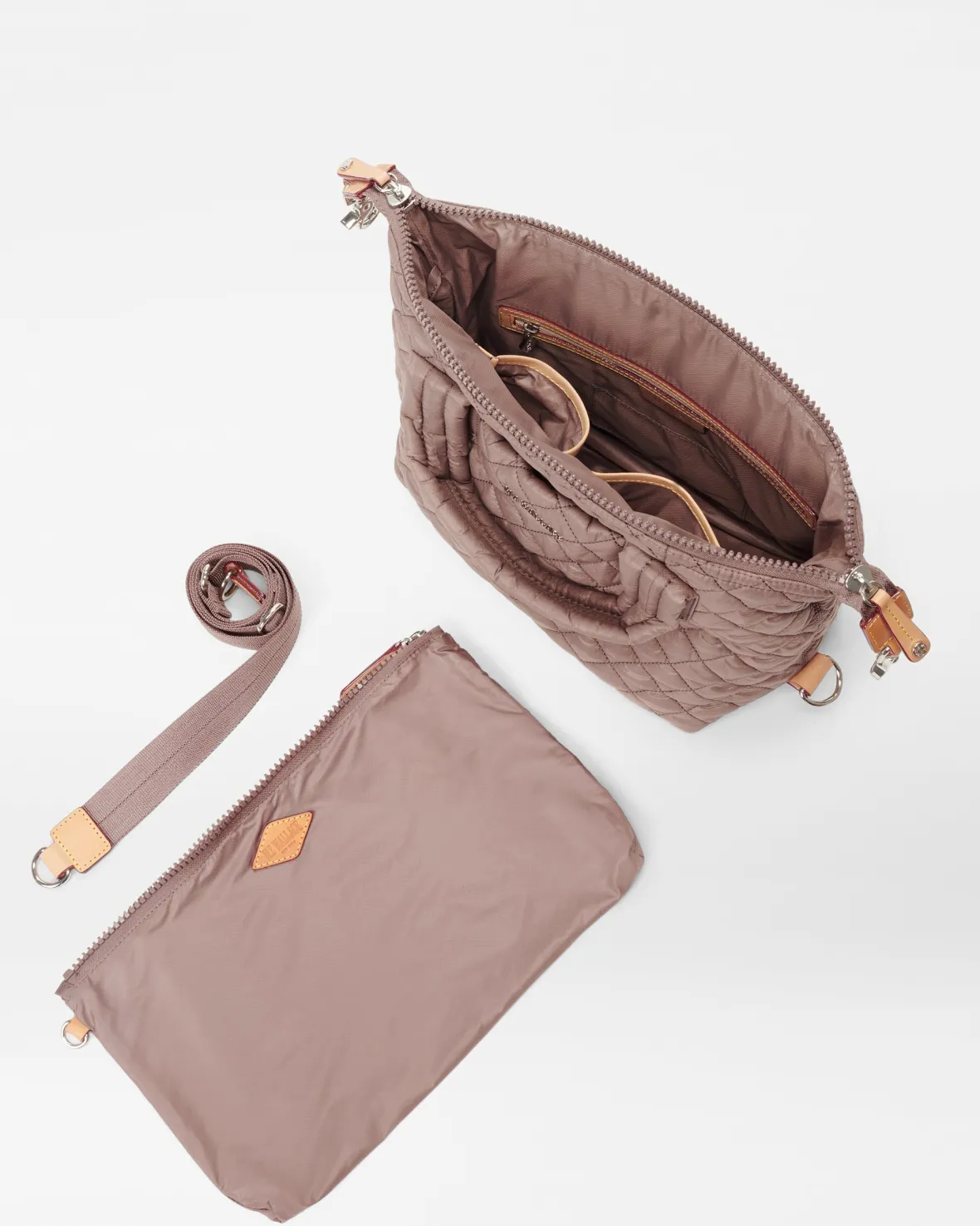 Metro|Crossbody<MZ Wallace Small Sutton Deluxe Mauve