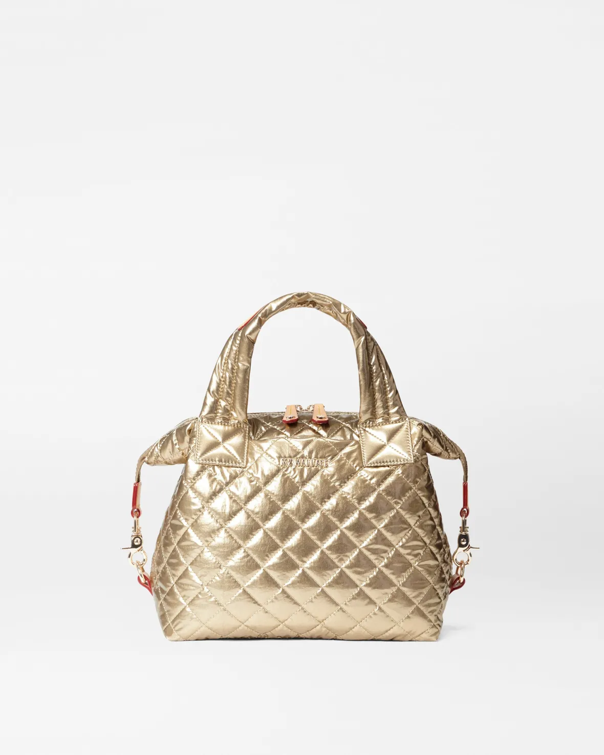 Metro|Crossbody<MZ Wallace Small Sutton Deluxe AntiqueGoldMetallic