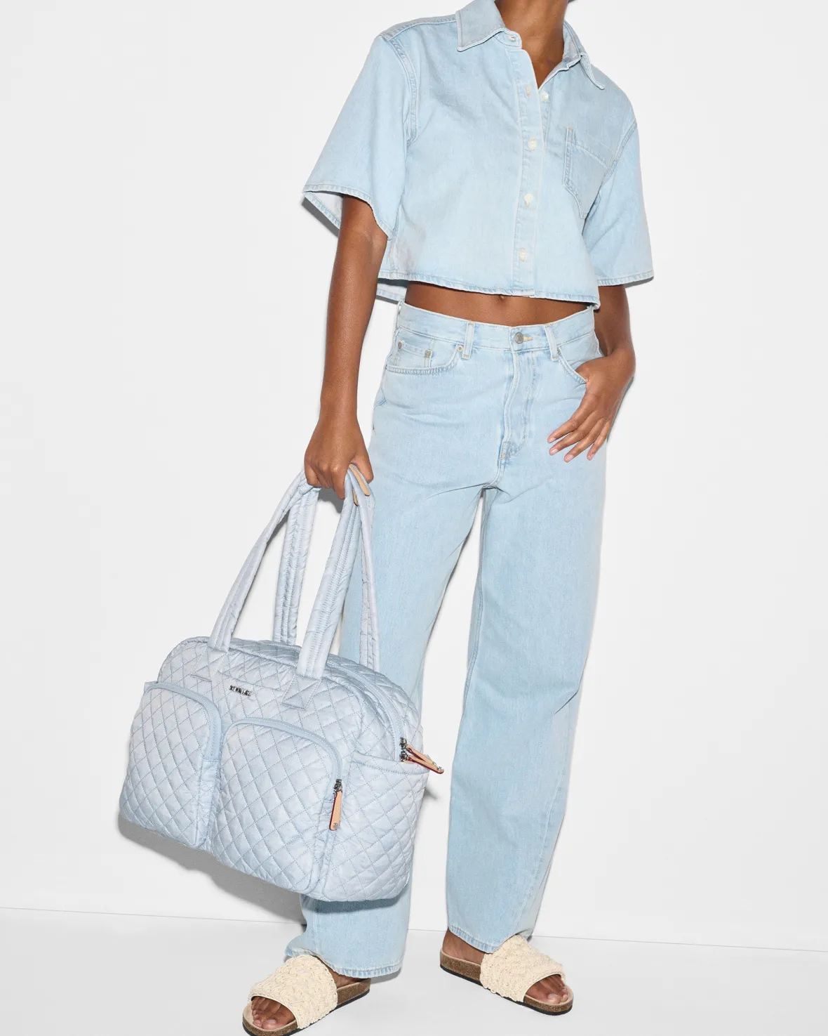 Metro|Duffels<MZ Wallace Nik Chambray