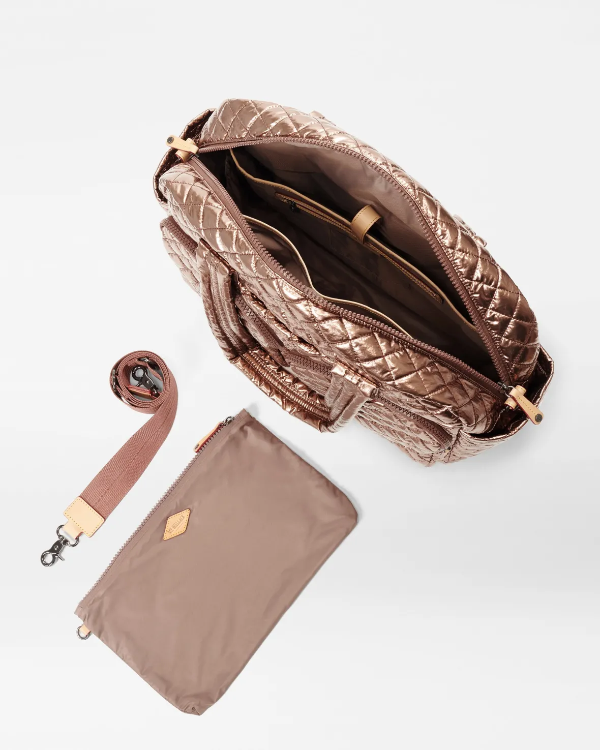 Metro|Duffels<MZ Wallace Nik CopperMetallicLacquer