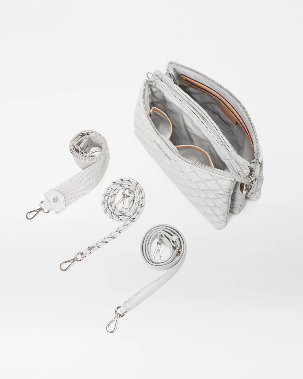 Crosby|Crossbody<MZ Wallace Large Crosby Pippa PebbleLiquid