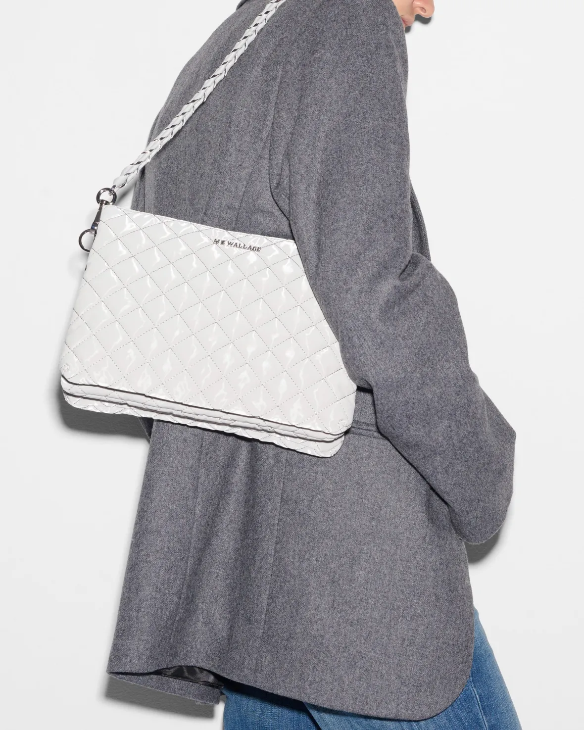 Crosby|Crossbody<MZ Wallace Large Crosby Pippa PebbleLiquid