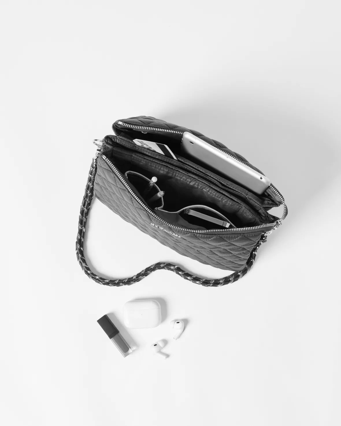 Crosby|Crossbody<MZ Wallace Large Crosby Pippa PebbleLiquid