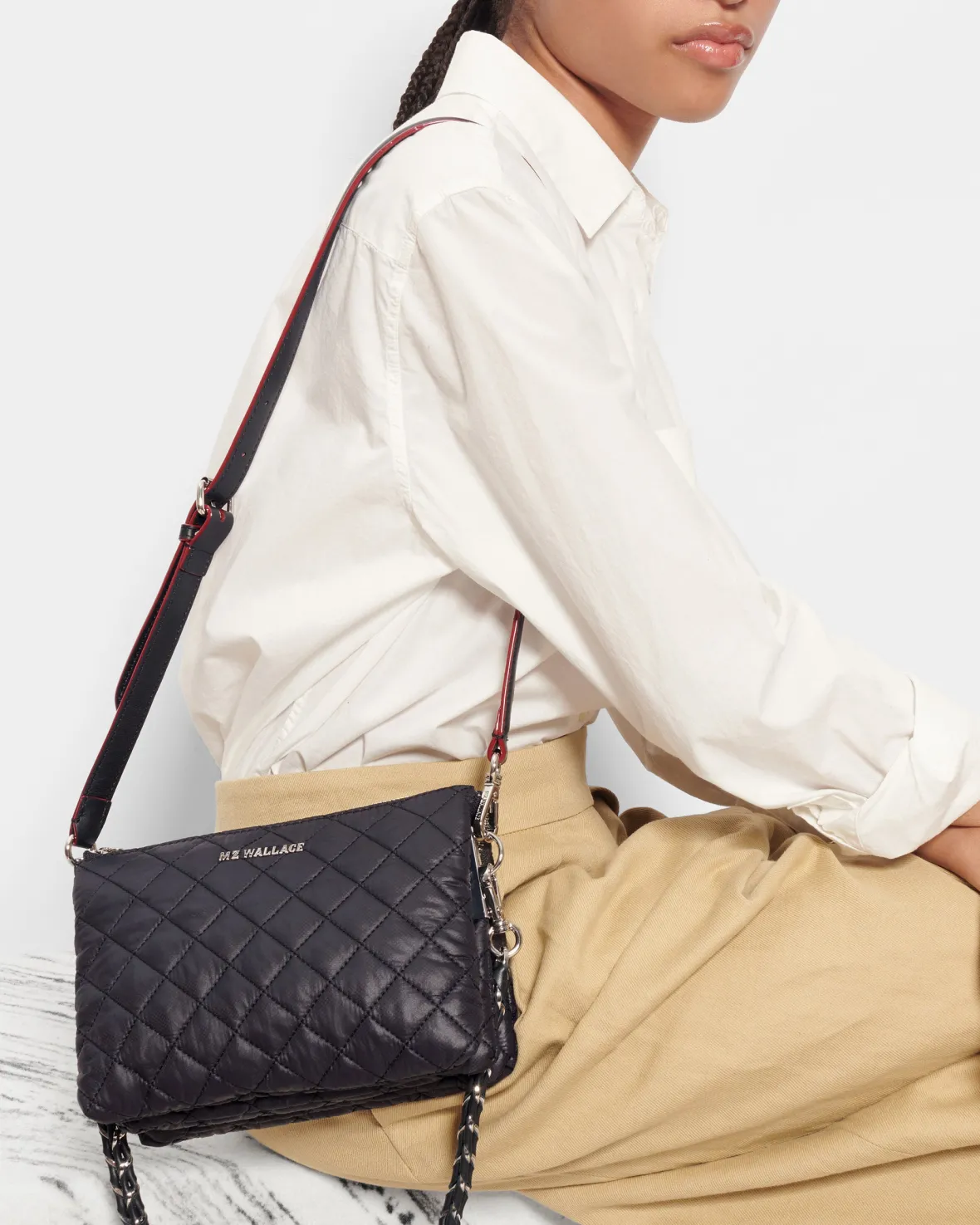 Crosby|Crossbody<MZ Wallace Crosby Pippa Black