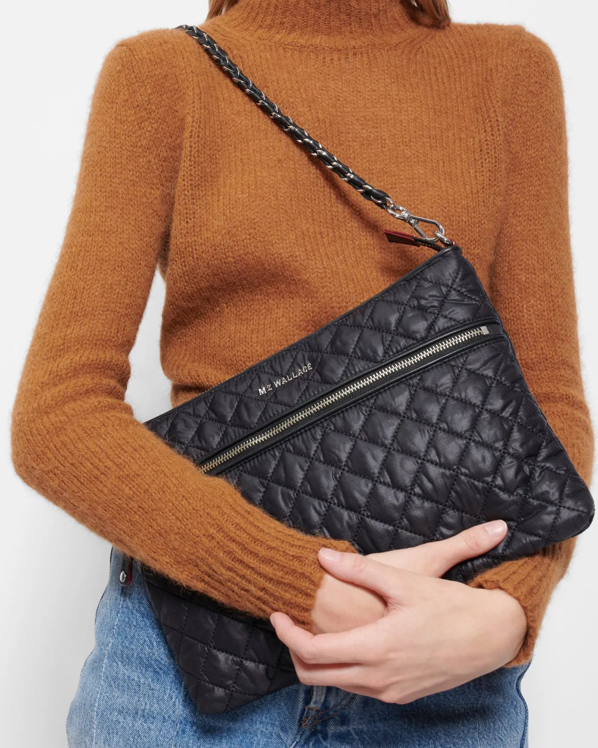 Crosby|Crossbody<MZ Wallace Crosby Crossbody BlackRec