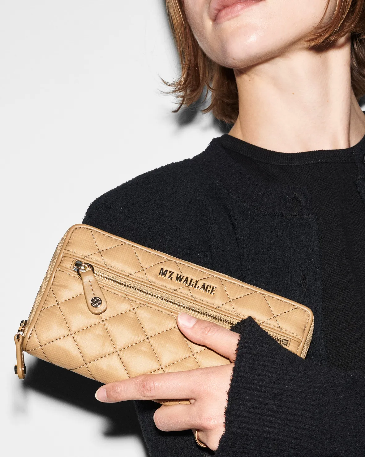 Crosby|Accessories<MZ Wallace Crosby Long Wallet Camel