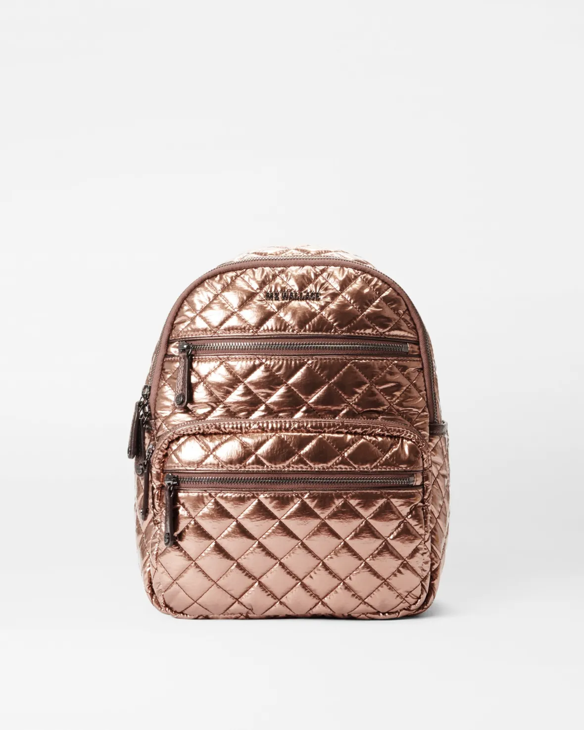 Crosby|Backpacks<MZ Wallace Small Crosby Backpack CopperMetallicLacquer