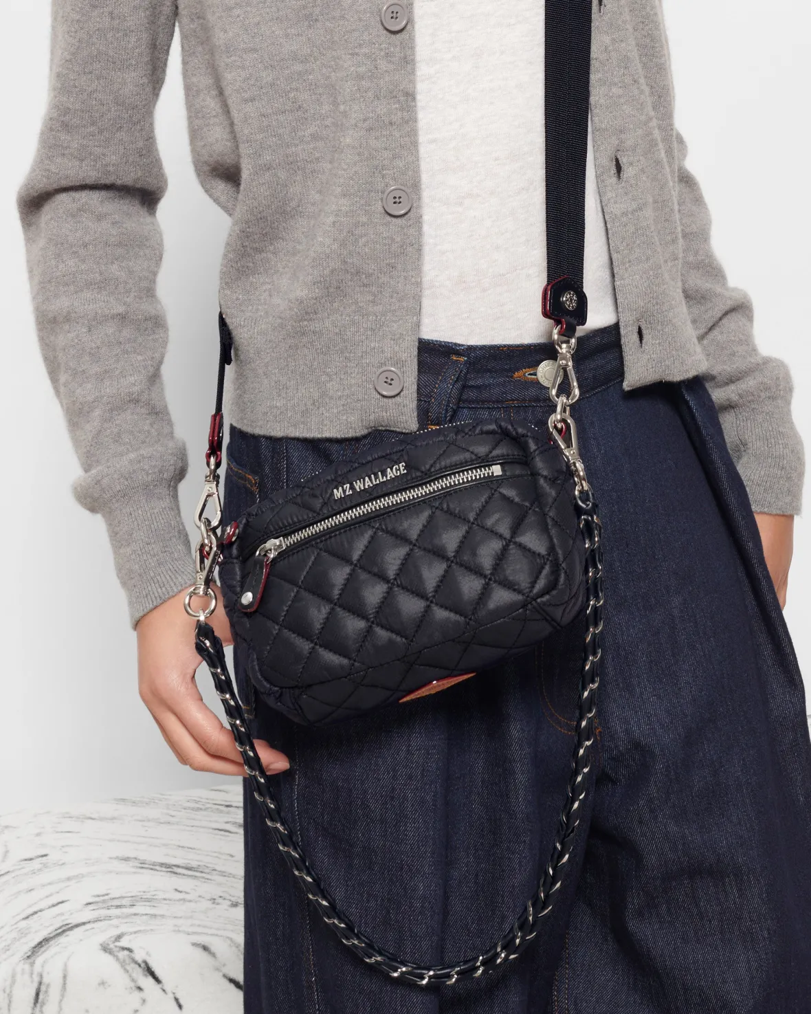 Crosby|Shoulders<MZ Wallace Mini Crosby BlackRec