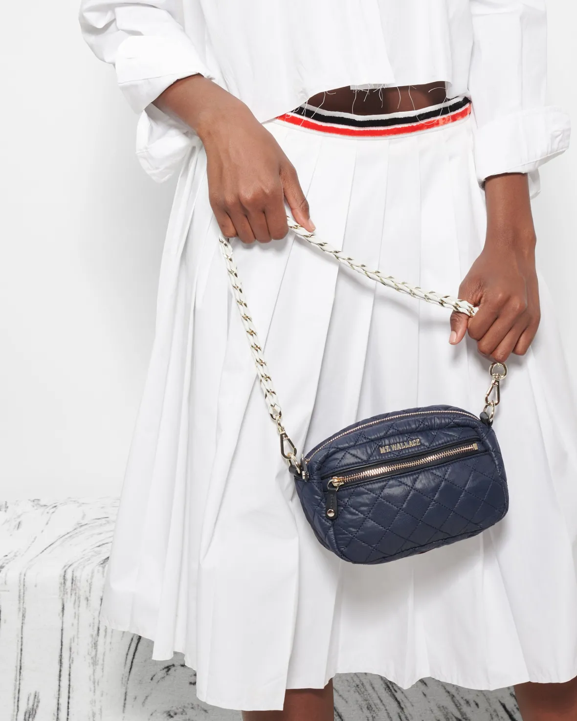 Crossbody|Crosby<MZ Wallace Mini Crosby Dawn/White