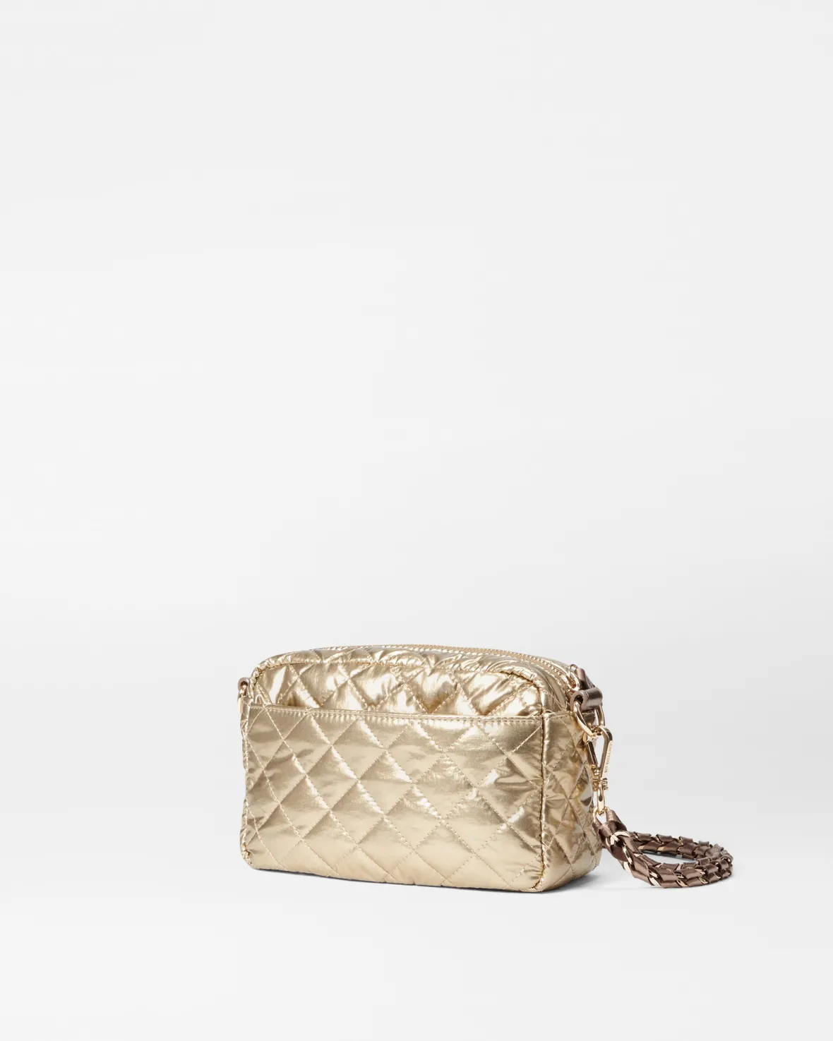 Crosby|Crossbody<MZ Wallace Mini Crosby AntiqueGoldMetallic