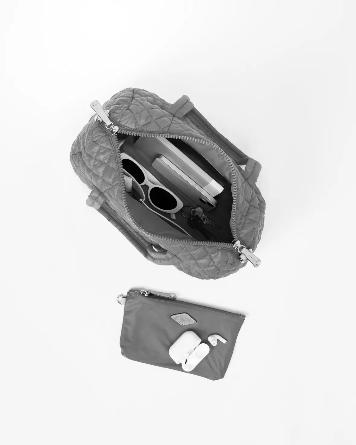 Metro<MZ Wallace Metro Satchel BlackRec