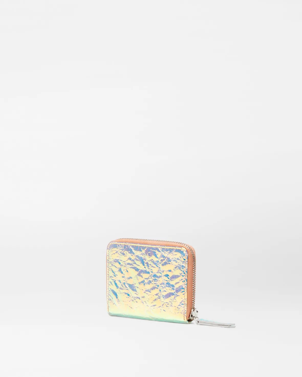 Accessories|MZW Exclusives<MZ Wallace Small Zip Round Wallet PinkOpalLeather