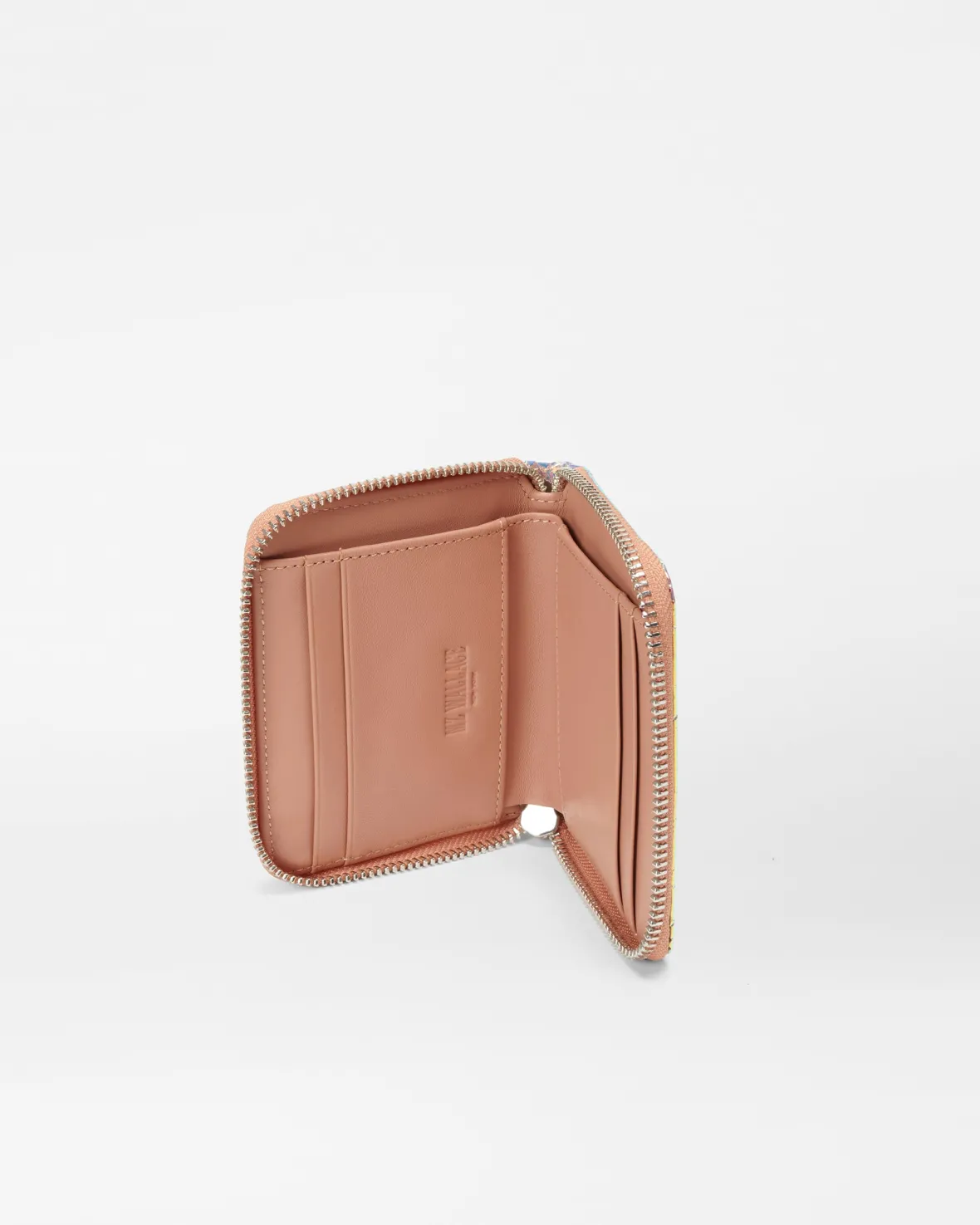 Accessories|MZW Exclusives<MZ Wallace Small Zip Round Wallet PinkOpalLeather