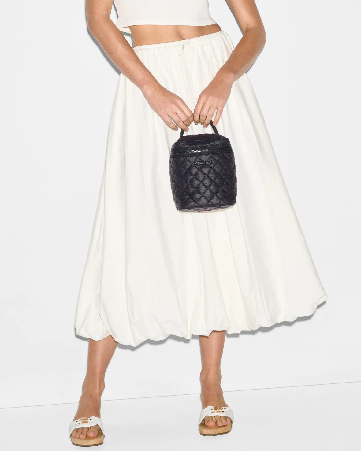 Metro|Travel<MZ Wallace MZW X Crown Affair Large Vanity Set Black/Mint