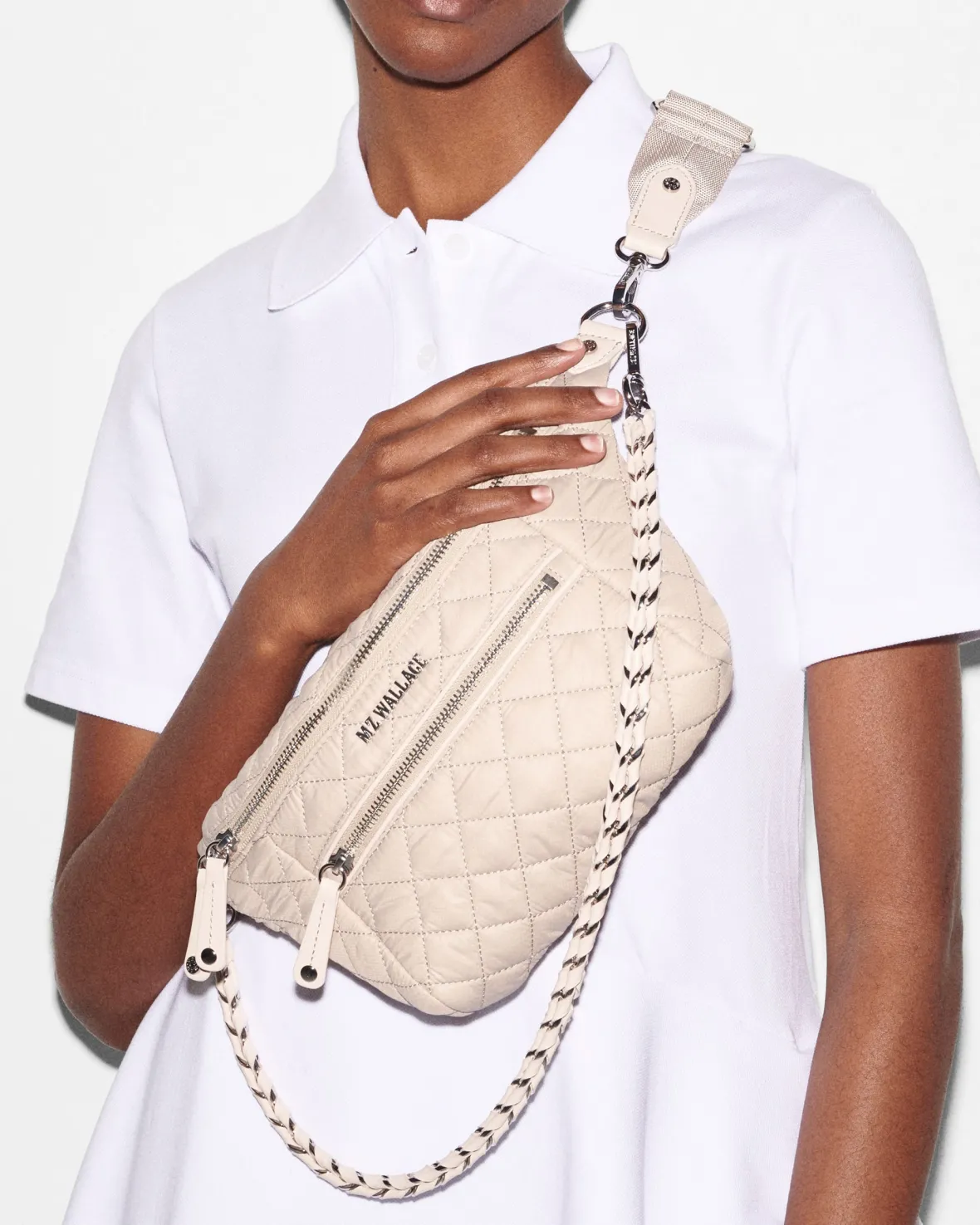 Crosby|Belt Bags & Slings<MZ Wallace Small Crosby Sling Mushroom