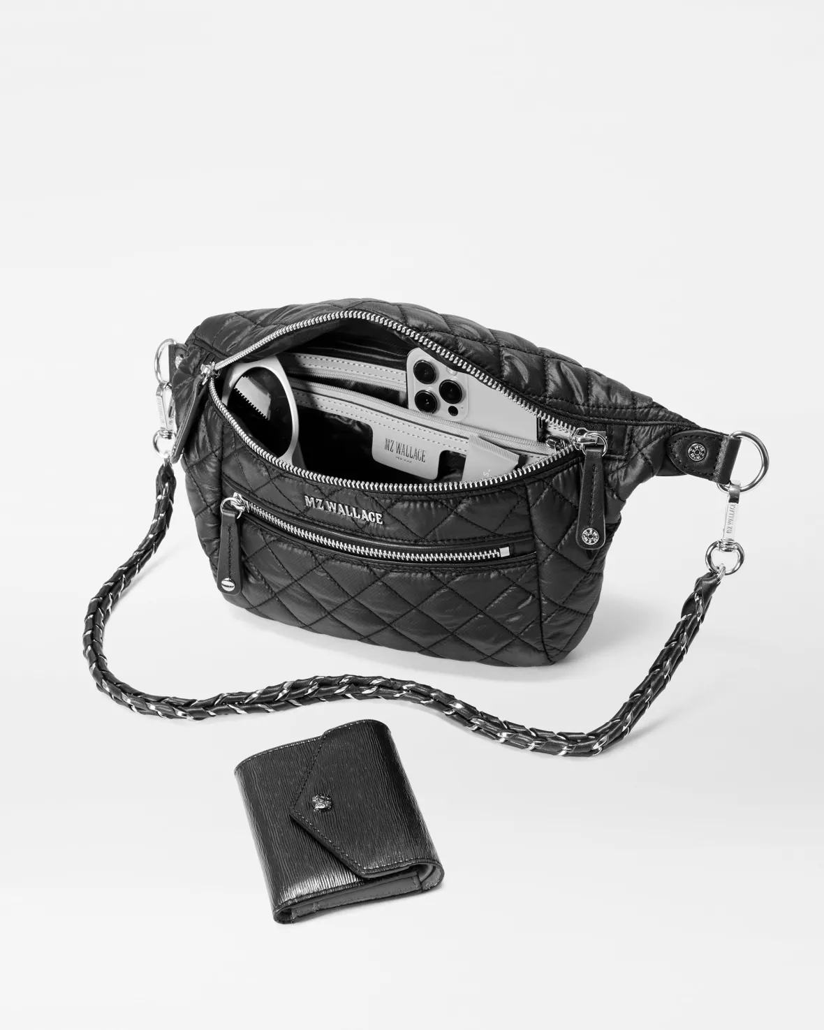 Crosby|Belt Bags & Slings<MZ Wallace Small Crosby Sling Black