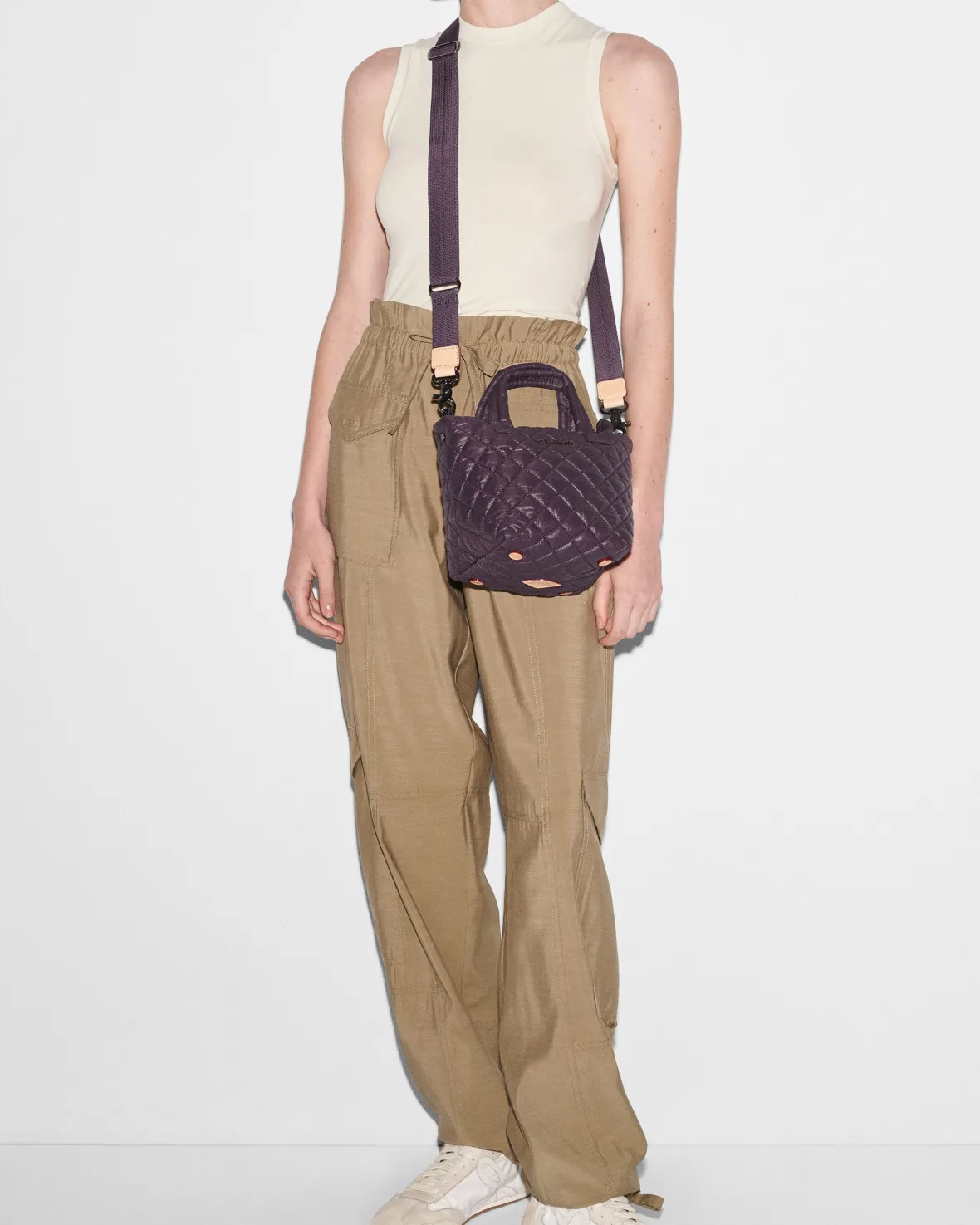 Crossbody|Metro<MZ Wallace The Metro Tote® Deluxe - Micro Raisin