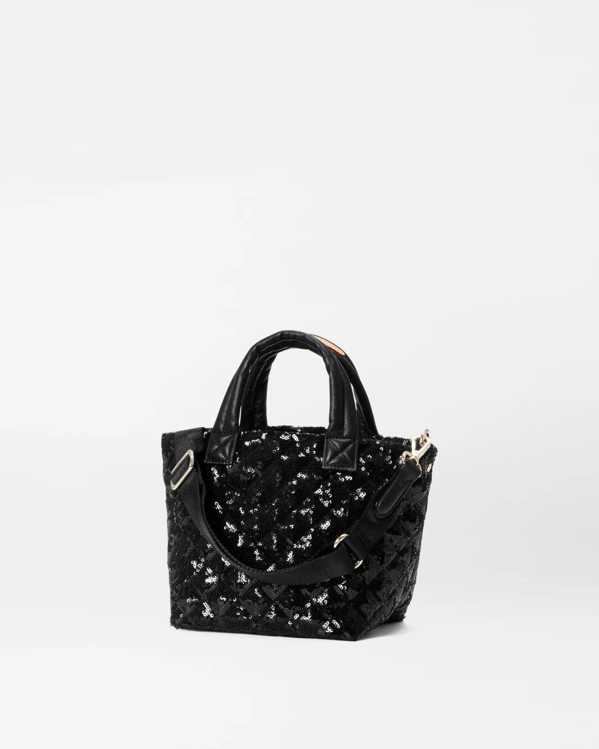 Metro|Totes<MZ Wallace The Metro Tote® Deluxe - Micro BlackSequin