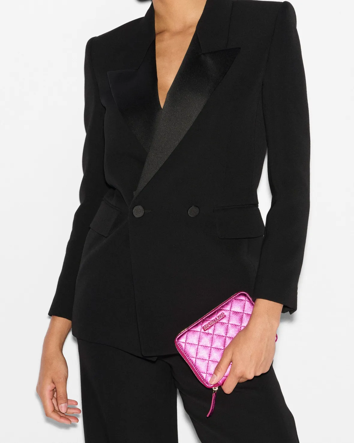 Accessories<MZ Wallace Passport Organizer HotPinkMetallicLeather