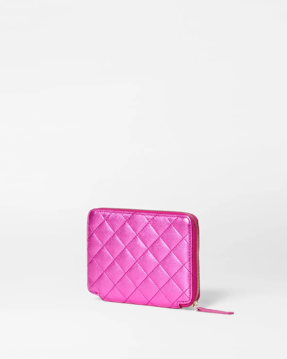 Accessories<MZ Wallace Passport Organizer HotPinkMetallicLeather