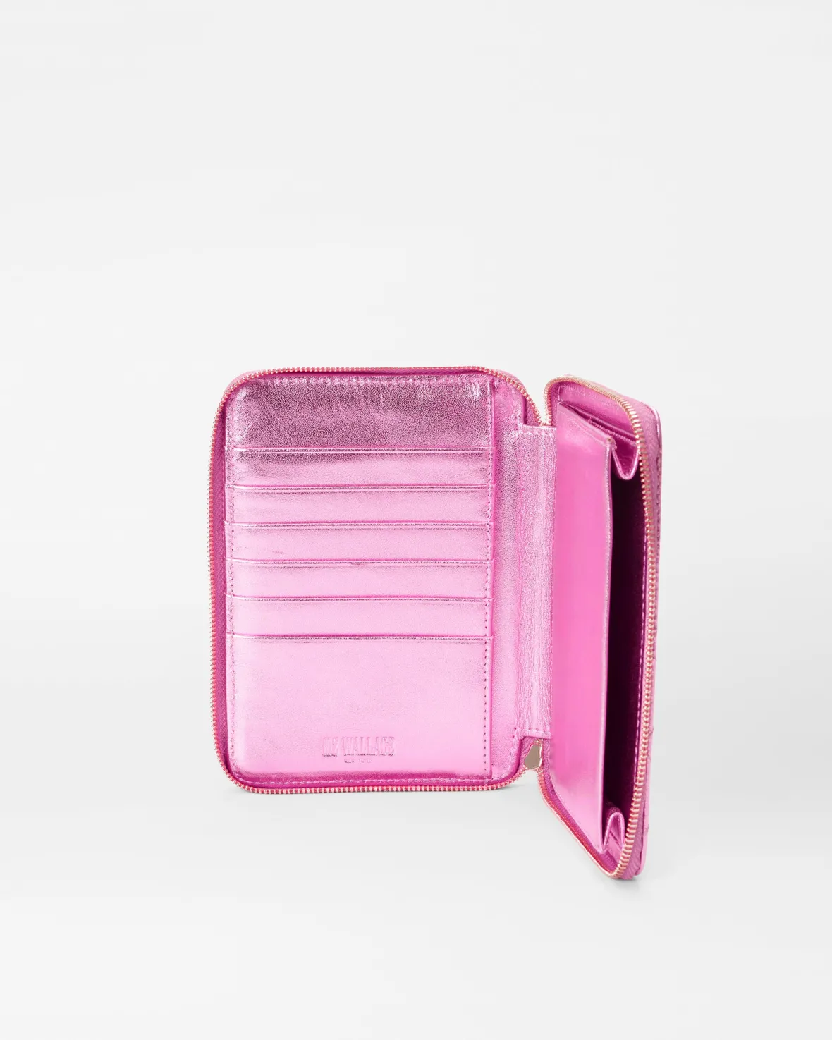 Accessories<MZ Wallace Passport Organizer HotPinkMetallicLeather