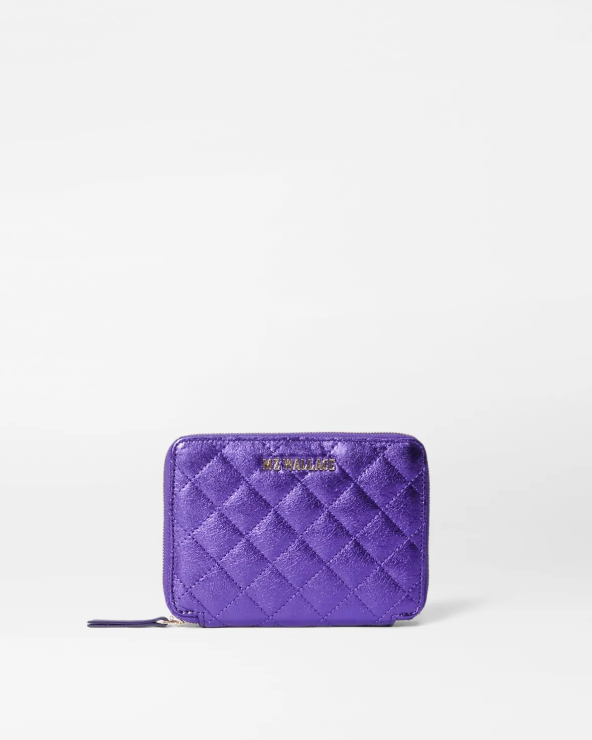 Accessories<MZ Wallace Passport Organizer PurpleMetallicLeather