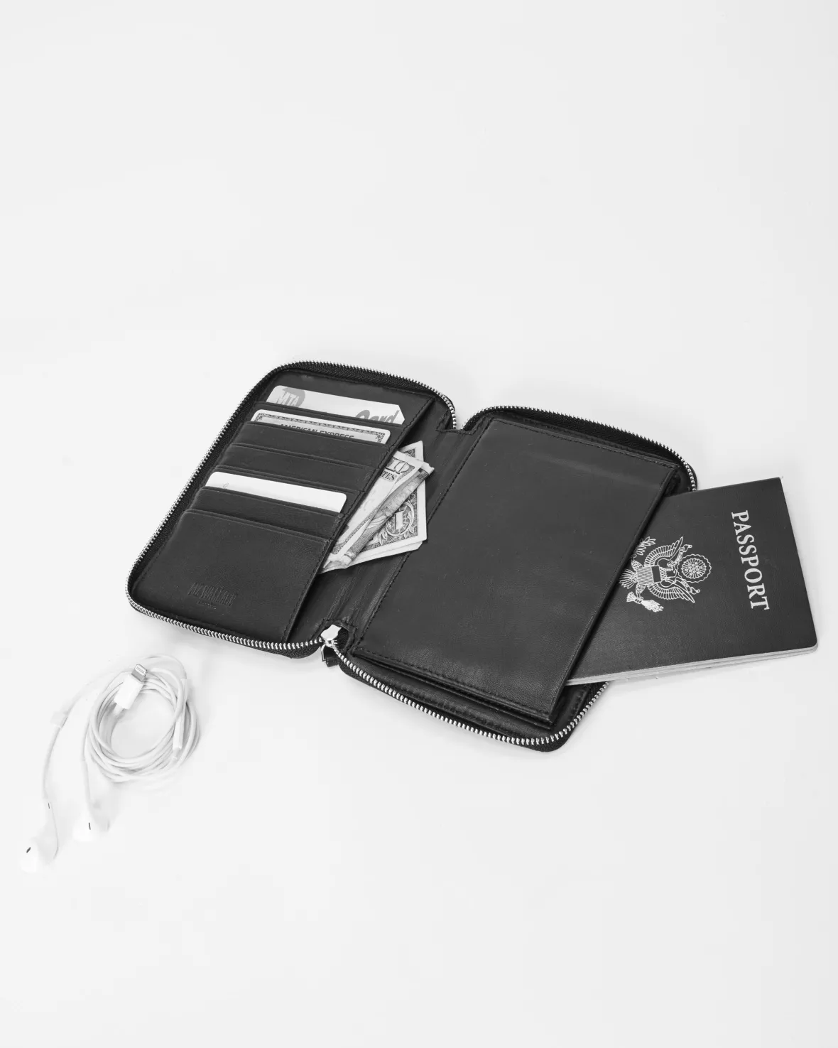 Travel|Accessories<MZ Wallace Passport Organizer Black