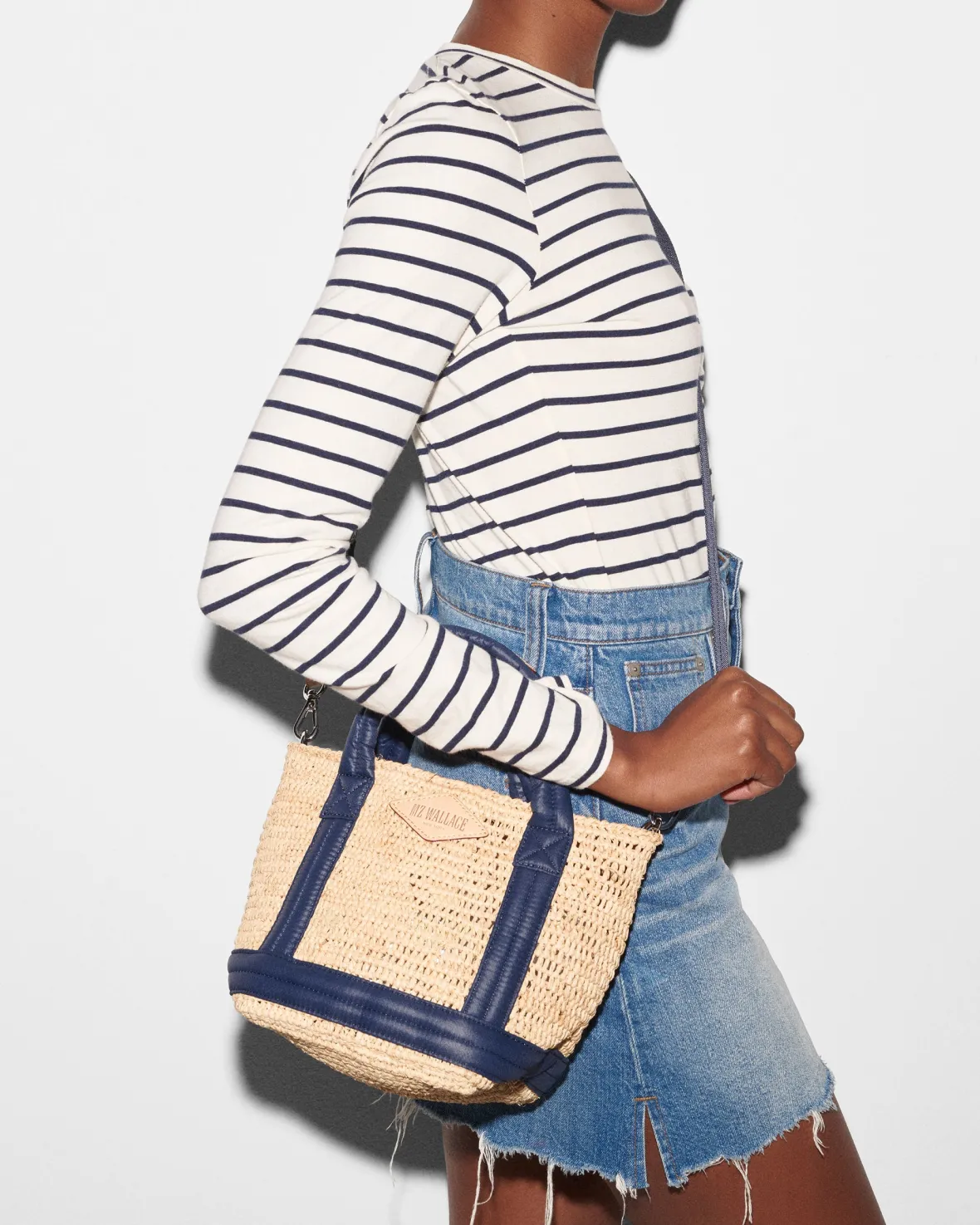Raffia|Totes<MZ Wallace Mini Raffia Tote